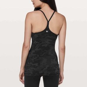 Lululemon Power Y tank. Black camo size 8